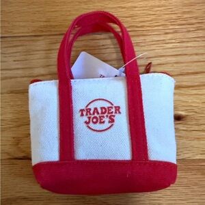 Trader Joe's Canvas Micro Tote with Grocery Bag